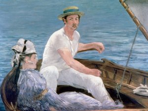 En Bateau, 1874 - Édouard Manet