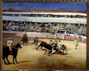 Combat de taureaux - Édouard Manet