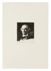 Charles Baudelaire, visage plein III - Édouard Manet