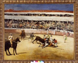 Combat de taureaux - Édouard Manet