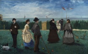 Le jeu de croquet à Boulogne