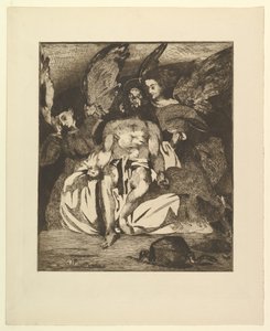 Christ mort avec des anges, 1866-67
