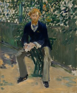 George Moore dans le jardin de l