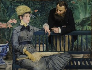 Dans la Serre - Édouard Manet