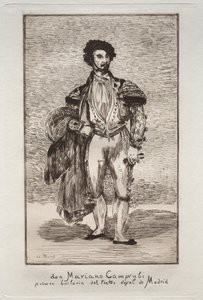 Le Bailarin (Don Mariano Camprubi) - Édouard Manet