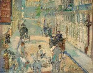 Les Paveurs de la Rue de Berne, 1878 - Édouard Manet
