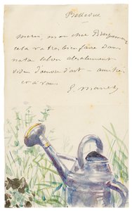 Lettre à Félix Bracquemond, octobre 1880 - Édouard Manet