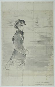 Manet - Annabel Lee au bord de la mer, vers 1881 - Édouard Manet
