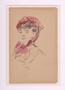 Manet - Portrait of Isabelle Lemonnier, circa 1880 - Édouard Manet