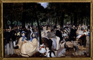 Musique dans les jardins des Tuileries - Édouard Manet