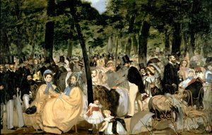 Musique dans les jardins des Tuileries - Édouard Manet