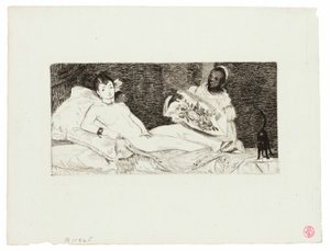 Olympia (planche publiée) - Édouard Manet