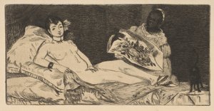 Olympia petite assiette, 1867