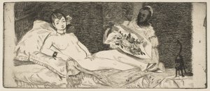 Olympia petite assiette, 1867