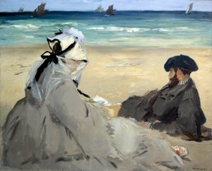 Sur la plage - Édouard Manet