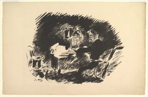 Il était une fois un Minuit Lugubre. Illustration de Le Corbeau par Edgar Allan Poe - Édouard Manet