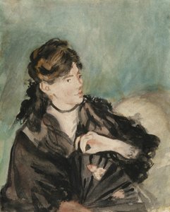Portrait de Berthe Morisot - Édouard Manet
