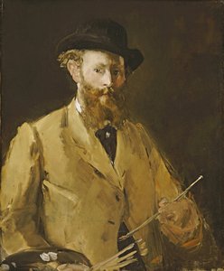 Autoportrait avec une palette