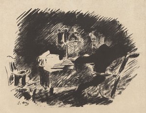 Sous la lampe, de la traduction par Stéphane Mallarmé du Corbeau d