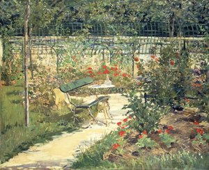 Le banc dans le jardin de Versailles, 1881 - Édouard Manet
