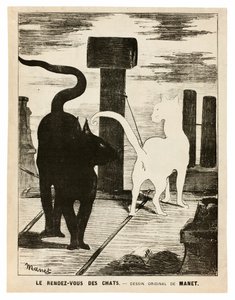 Le rendez-vous des chats - Édouard Manet