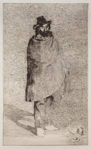 Le philosophe (eau-forte et pointe sèche) - Édouard Manet