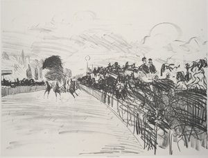 Les Courses, 1865-72, publié 1884 - Édouard Manet