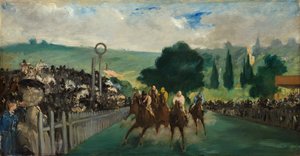 Les courses à Longchamp, 1866 - Édouard Manet