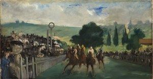 Les courses à Longchamp, 1866