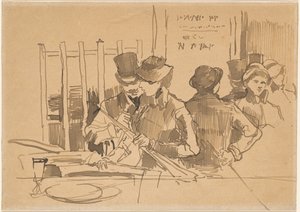 Le Restaurant de la Gare - Édouard Manet