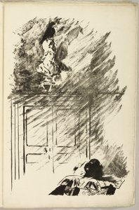 Le Corbeau sur le buste de Pallas, de Le Corbeau - Édouard Manet