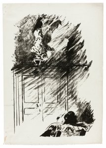 Le Corbeau sur le buste de Pallas ("Perché sur un buste de Pallas..."), de Le Corbeau - Édouard Manet