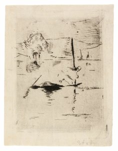 La rivière dans la plaine - Édouard Manet