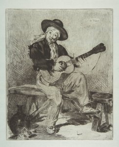 Le Chanteur espagnol Le Guitarrero - Édouard Manet