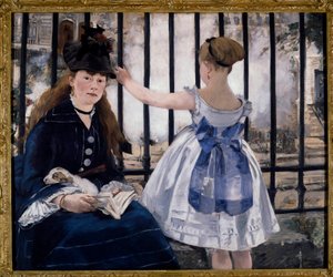 Le chemin de fer (ou gare Saint-Lazare) - Édouard Manet