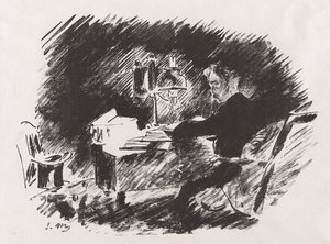 Sous la lampe, de la traduction par Stéphane Mallarmé du Corbeau d
