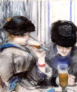 Femmes Buvant de la Bière - Édouard Manet