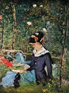 Jeune fille sur le seuil du jardin à Bellevue, 1880 - Édouard Manet