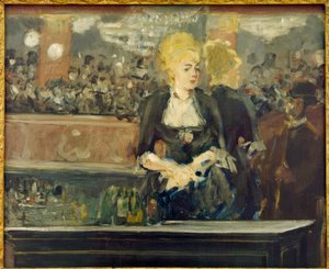 Étude pour le bar aux Folies-Bergère