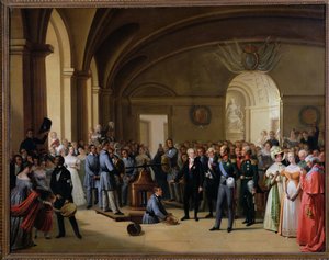 Le tsar Alexandre Ier (1777-1825) visitant l