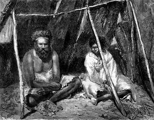 Aborigènes australiens, 1886 - Edouard Riou
