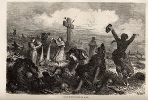 Célébration de la fête des morts à Cuzco - Edouard Riou