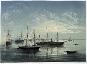 Inauguration du canal de Suez par G. Nicole. 1869 - Edouard Riou