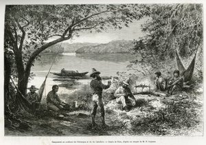 Camp des explorateurs, à la confluence de l