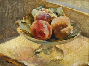 Le compotier de pêches, c.1889 - Edouard Vuillard