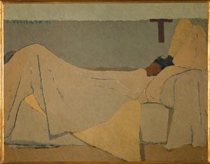 Au lit - Edouard Vuillard