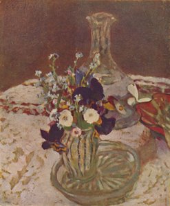 Bouquet de pensées, myosotis et marguerites vers 1900, vers 1900, 1946 - Edouard Vuillard