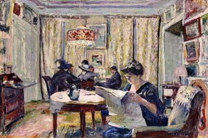 Joueurs de bridge, vers 1911 - Edouard Vuillard