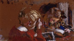 Enfants lisant - Edouard Vuillard