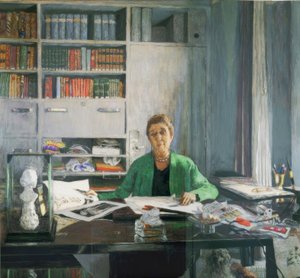 Jeanne Lanvin dans son atelier, rue du Faubourg Saint-Honoré - Edouard Vuillard